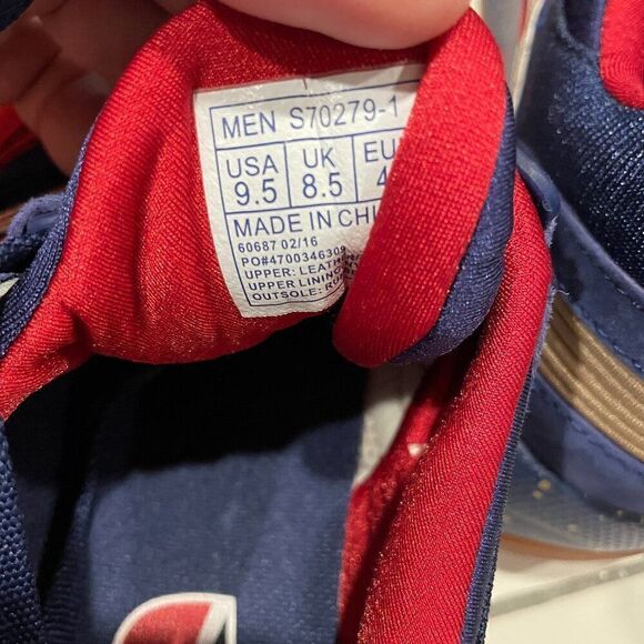 NEW Saucony Grid 9000 Sparring Blue Red Gold Size 9.5 Sneakers S70279-1 - Picture 8 of 8